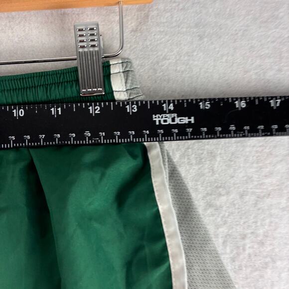 Soffe Low Rise Running Shorts Juniors Small Y2K Vintage Green Track 90's Cheer - Picture 3 of 9